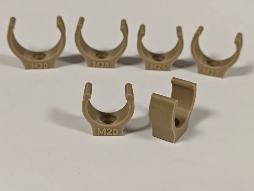 Kẹp ống hạng nặng Click-Lock (M4) đường kính 20-30mm - Image 2