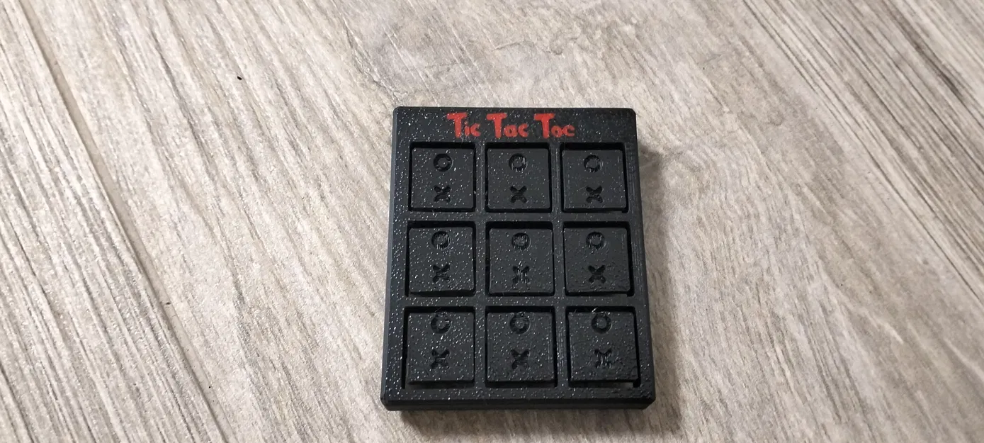 Mô hình trò chơi Tic Tac Toe xoay 3D (AMS) - Image 3