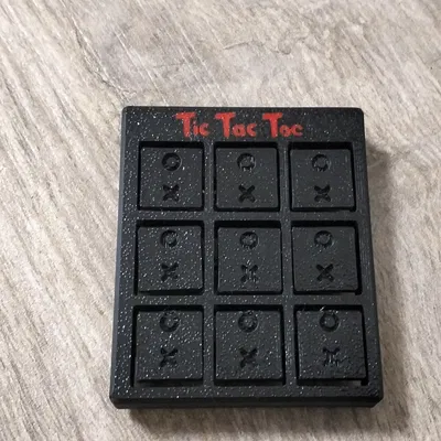 Mô hình trò chơi Tic Tac Toe xoay 3D (AMS)