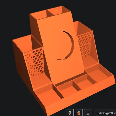 Giá đỡ điện thoại tích hợp khay chứa đồ đa năng cho bàn làm việc