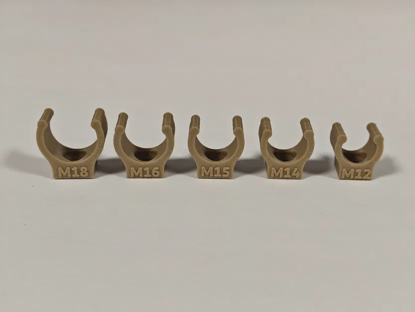 Kẹp Ống Hạng Nặng M4 | Cơ chế Click-Lock (12-18mm) - Image 1