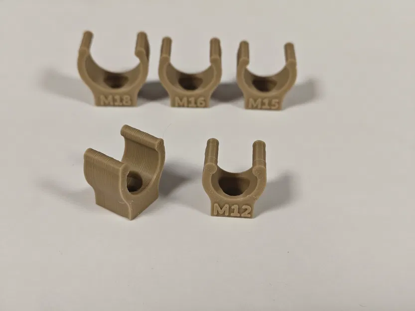 Kẹp Ống Hạng Nặng M4 | Cơ chế Click-Lock (12-18mm) - Image 2