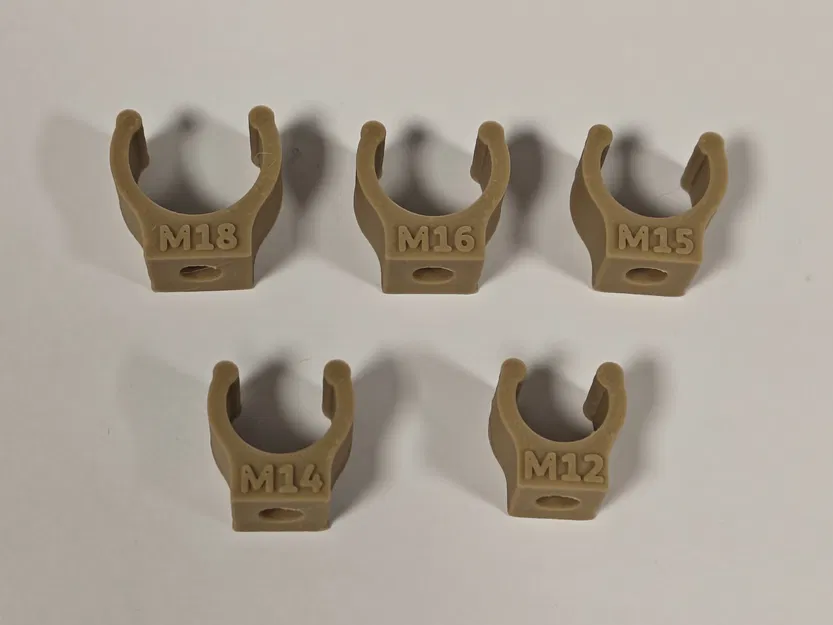 Kẹp Ống Hạng Nặng M4 | Cơ chế Click-Lock (12-18mm) - Image 3