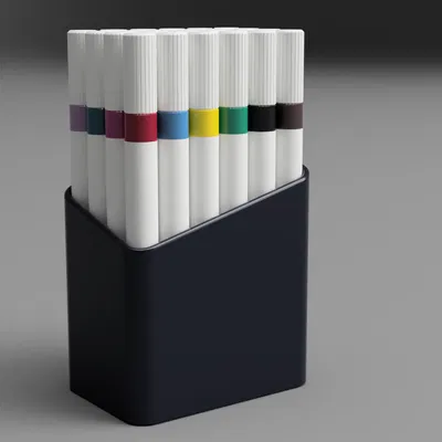 FixBox – Giải pháp lưu trữ bút tối giản cho bàn làm việc