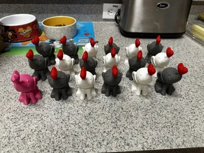 Mô hình chú voi đan len Cute Knitted Elephant xinh xắn (File in 3D) - Image 4