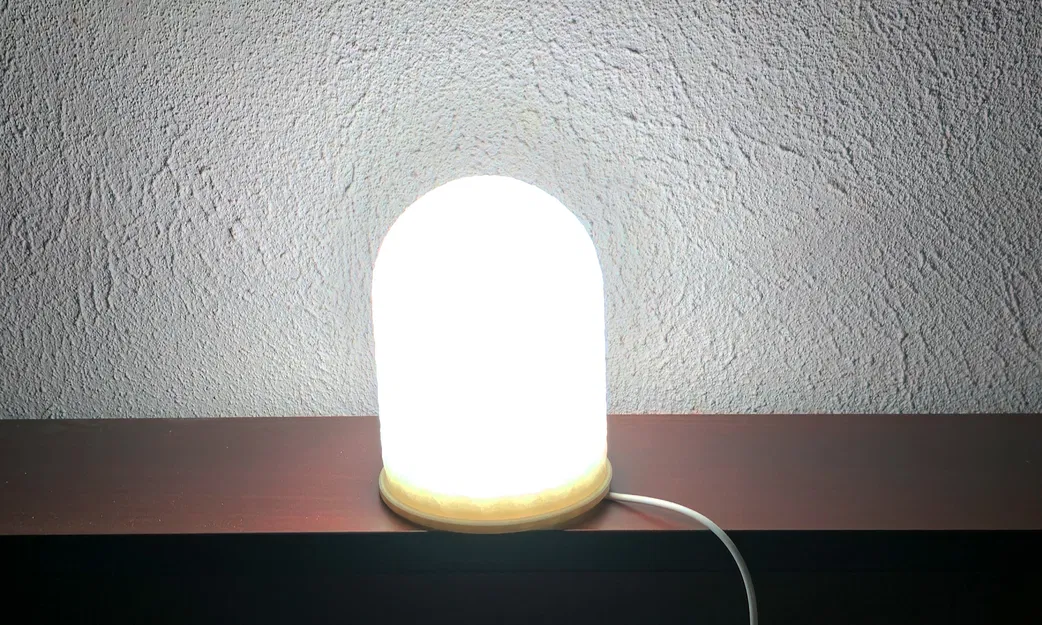 Đèn ngủ LED phong cách cổ điển thập niên 80 - Tự in 3D - Image 1