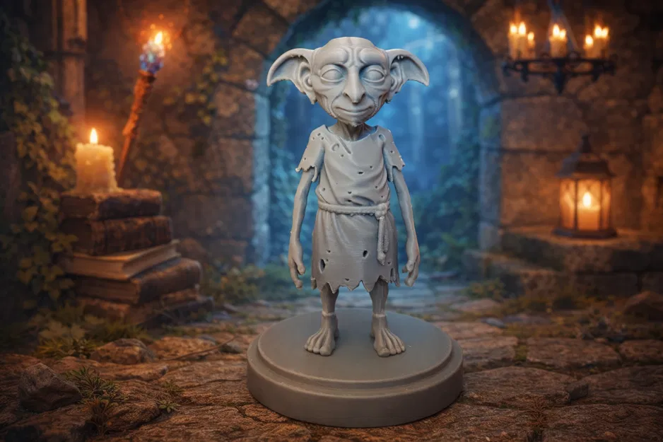 Mô hình 3D Dobby Gia tinh Harry Potter ấn tượng - Image 1