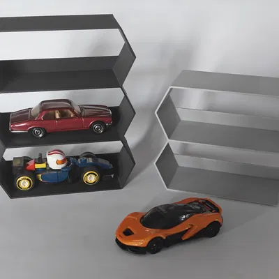 Kệ Trưng Bày Hot Wheels Lắp Ghép Đa Năng | Tỷ Lệ 1/64