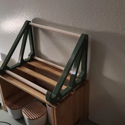 Giá đỡ laptop từ thanh gỗ tròn 1/2 inch