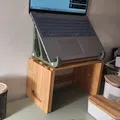 Giá đỡ laptop từ thanh gỗ tròn 1/2 inch - Thumbnail 4