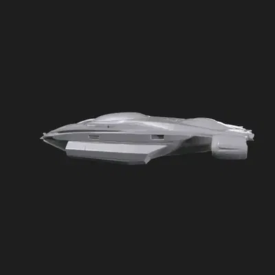 Mô hình phi thuyền Spaceship - Tải về file 3D chất lượng cao