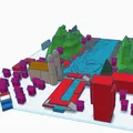 Mô hình 3D thành phố Zurich (Zurich City) - Thiết kế kiến trúc tối giản - Thumbnail 2