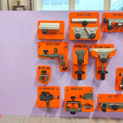 Giá treo có nhãn cho các bộ jig mài Tormek