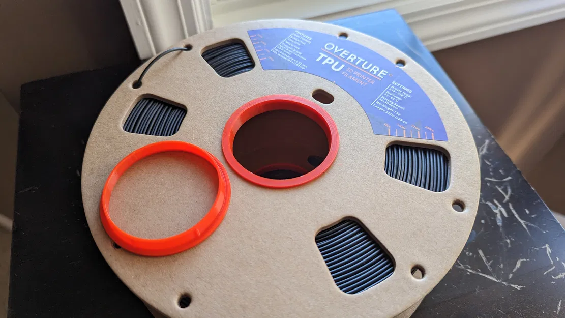 Vòng đệm trục cuộn nhựa carton - Tương thích với cuộn Overture - Image 1