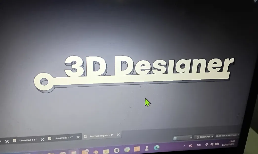 Móc khóa 3D Designer cực chất cho dân thiết kế chuyên nghiệp - Image 1