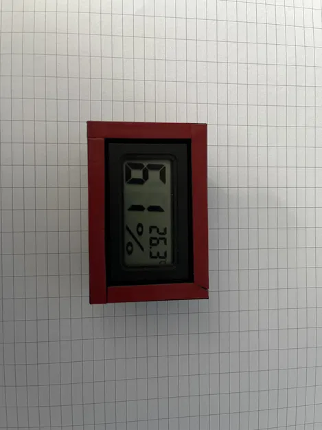 Khung gắn đồng hồ đo nhiệt độ độ ẩm cho hộp sấy filament 3D - Image 1