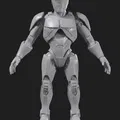 Mô hình robot chiến binh tương lai cực chất cho người đam mê in 3D - Thumbnail 2