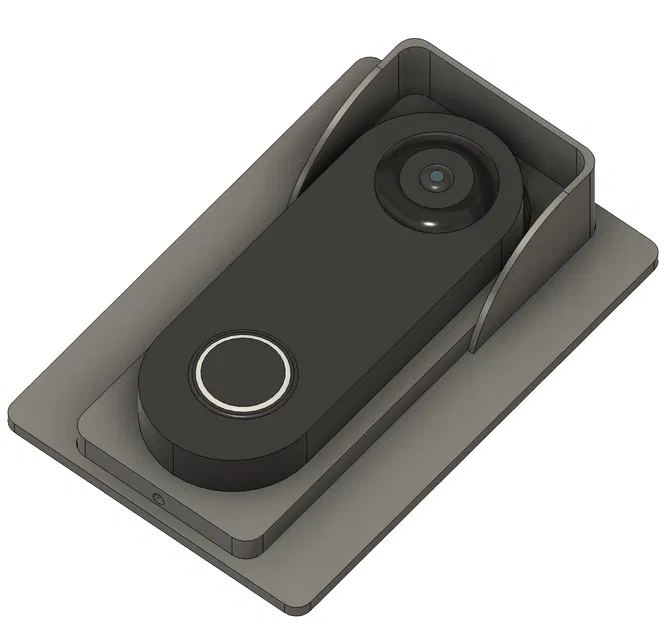 Mái che mưa và đế ốp tường chống trộm cho Reolink Doorbell (Wifi & POE) - Image 1