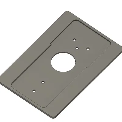 Mái che mưa và đế ốp tường chống trộm cho Reolink Doorbell (Wifi & POE)