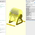 Rolodex Tùy biến - Tương thích với hệ thống Filament Swatch (OpenSCAD) - Thumbnail 3