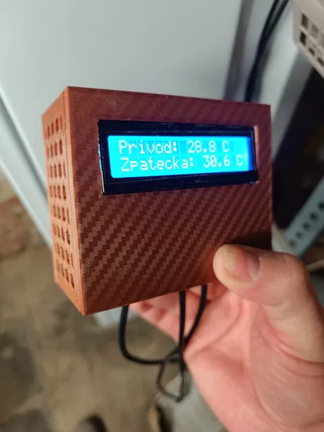 Bộ vỏ bảo vệ cho thiết bị giám sát nhiệt độ nồi hơi ESP32 - Image 1