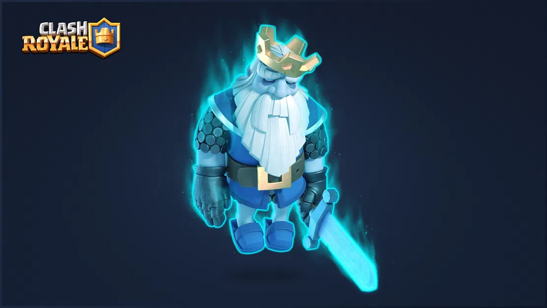 Mô hình 3D Royal Ghost chất lượng cao từ Clash Royale - Tải file STL - Image 1