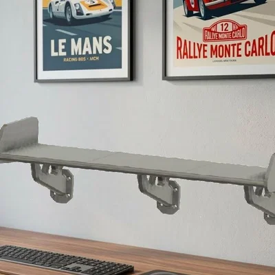 Kệ treo tường độc đáo Spoiler Shelf - Thiết kế lấy cảm hứng xe đua
