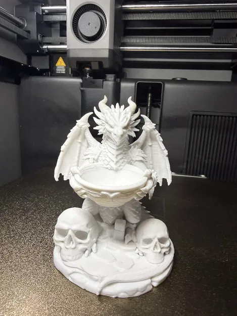 Dragon Guardian – Mô hình 3D Bát Đựng Chìa Khóa Ma Thuật Cổ Xưa - Image 1