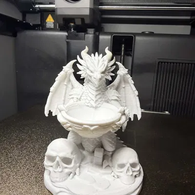Dragon Guardian – Mô hình 3D Bát Đựng Chìa Khóa Ma Thuật Cổ Xưa