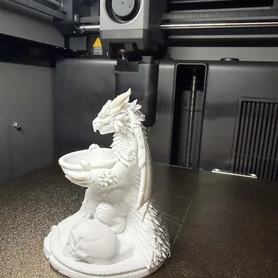 Dragon Guardian – Mô hình 3D Bát Đựng Chìa Khóa Ma Thuật Cổ Xưa