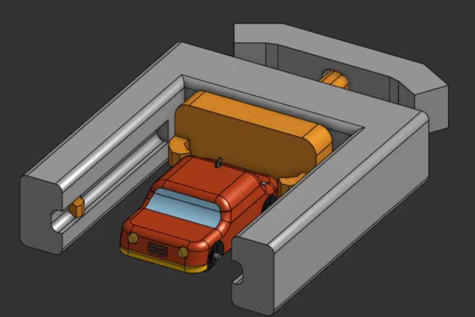 Bộ phóng xe đồ chơi tốc độ cao (Car Launcher) - Dự án in 3D thú vị - Image 1