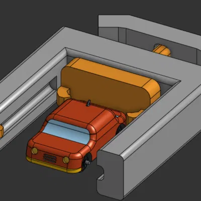 Bộ phóng xe đồ chơi tốc độ cao (Car Launcher) - Dự án in 3D thú vị