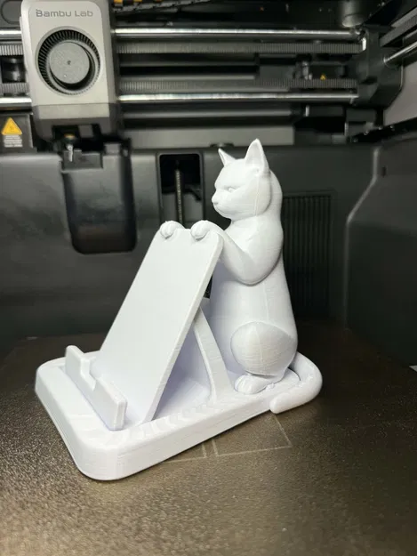 Giá Đỡ Điện Thoại Hình Mèo – Phụ Kiện Để Bàn Dễ Thương - Image 1