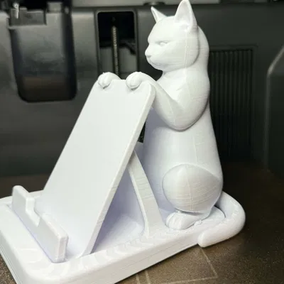 Giá Đỡ Điện Thoại Hình Mèo – Phụ Kiện Để Bàn Dễ Thương
