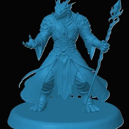 Mô hình Dragonborn Warlock - Image 1