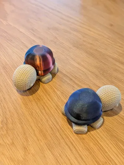 Mô hình chú rùa nhỏ đáng yêu (Cute turtles) in 3D trang trí - Image 2