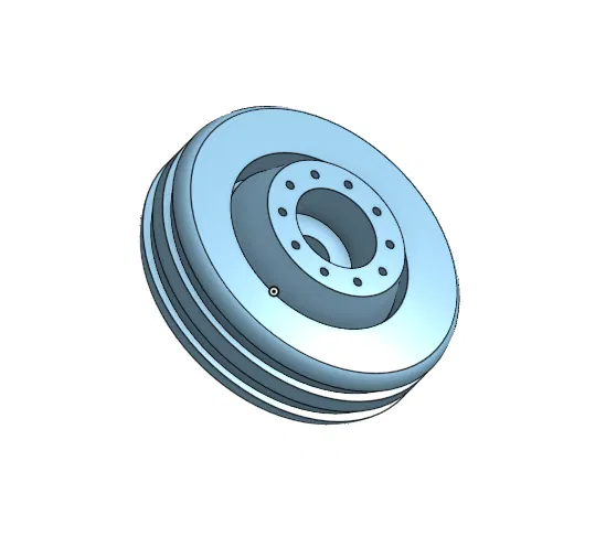 Bánh xe tăng cường độ bám cho xe mô hình Otto - File in 3D - Image 1