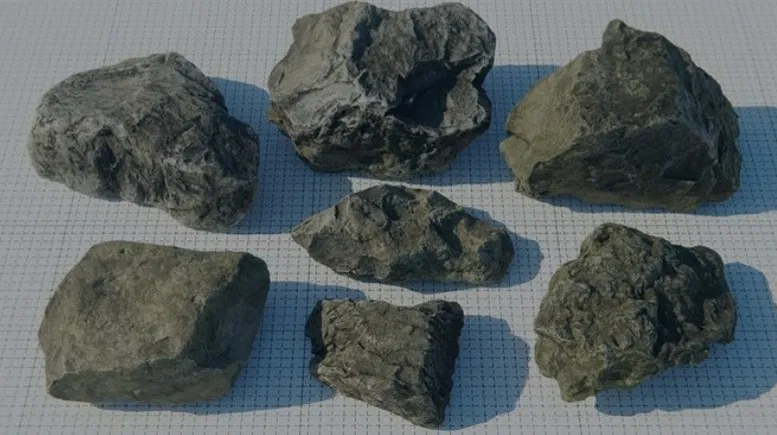 Mô hình hòn đá 3D chân thực cho sa bàn và tiểu cảnh - Image 1