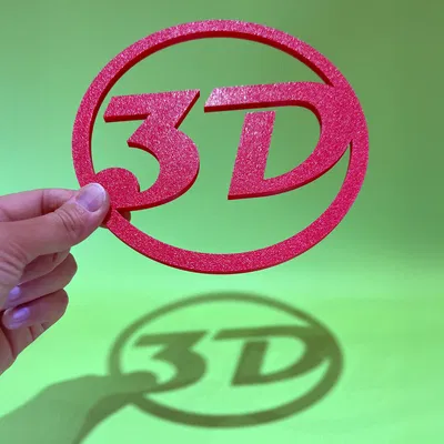 Logo 3D Maker Lab - Phiên bản hình tròn
