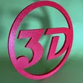 Logo 3D Maker Lab - Phiên bản hình tròn - Thumbnail 3