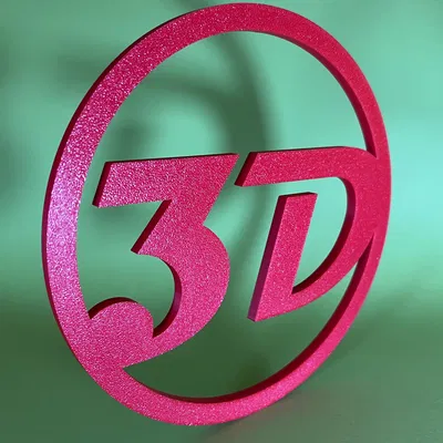 Logo 3D Maker Lab - Phiên bản hình tròn
