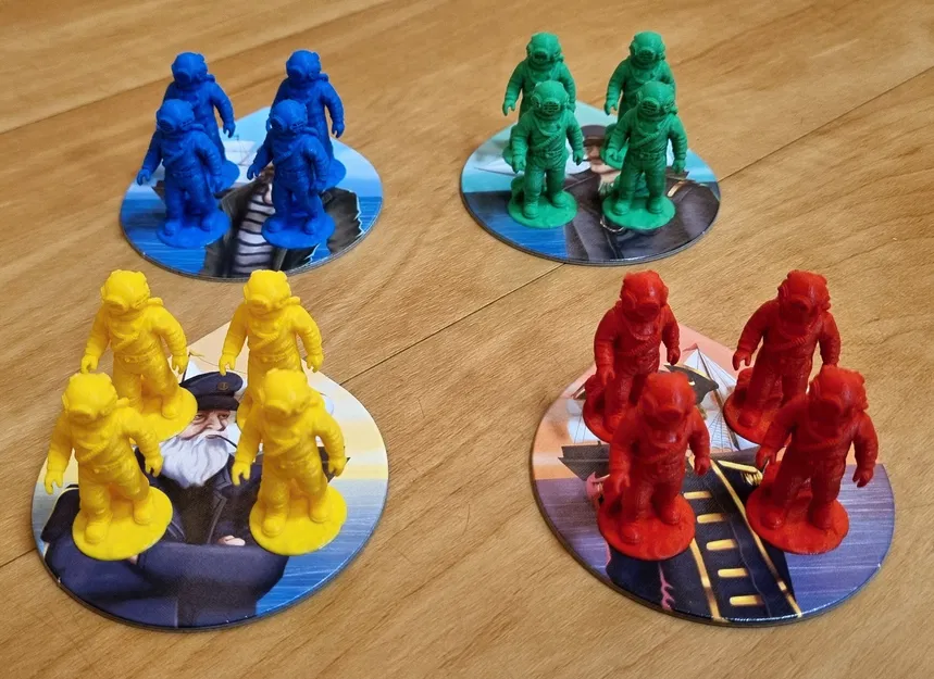 Mô hình thợ lặn (Diver) cho trò chơi board game Lovci pokladů - Image 1