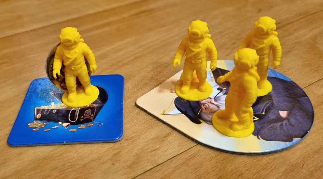 Mô hình thợ lặn (Diver) cho trò chơi board game Lovci pokladů - Image 3