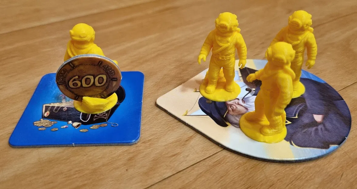 Mô hình thợ lặn (Diver) cho trò chơi board game Lovci pokladů - Image 4