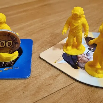 Mô hình thợ lặn (Diver) cho trò chơi board game Lovci pokladů