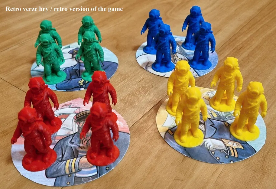 Mô hình thợ lặn (Diver) cho trò chơi board game Lovci pokladů - Image 5