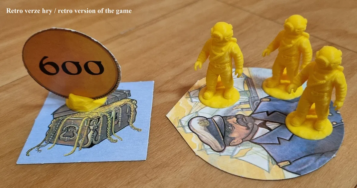 Mô hình thợ lặn (Diver) cho trò chơi board game Lovci pokladů - Image 7