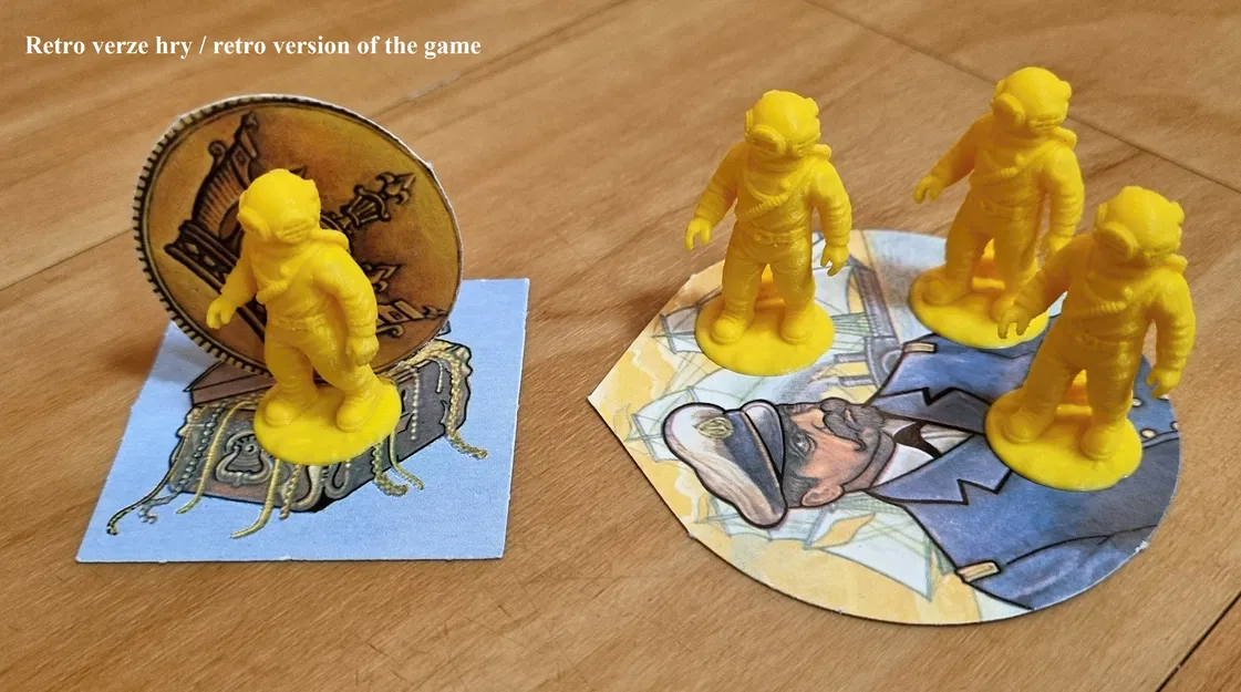 Mô hình thợ lặn (Diver) cho trò chơi board game Lovci pokladů - Image 8