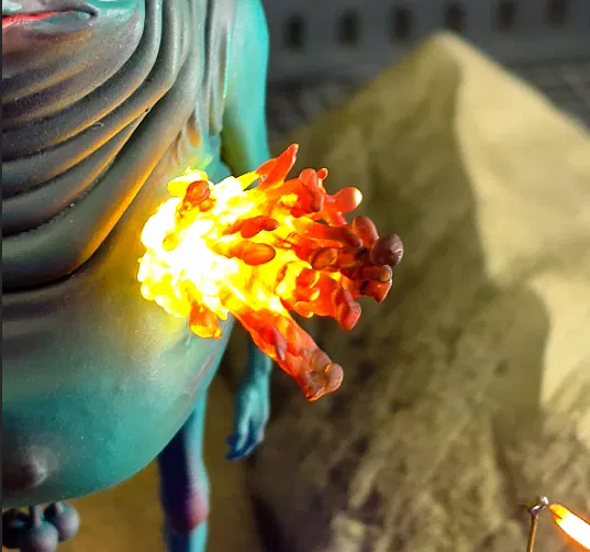 Mô hình hiệu ứng vụ nổ lửa (Fire Explosion) - Image 1