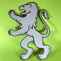 Biểu Tượng Sư Tử Huy Hiệu - Heraldic Lion - Thumbnail 2